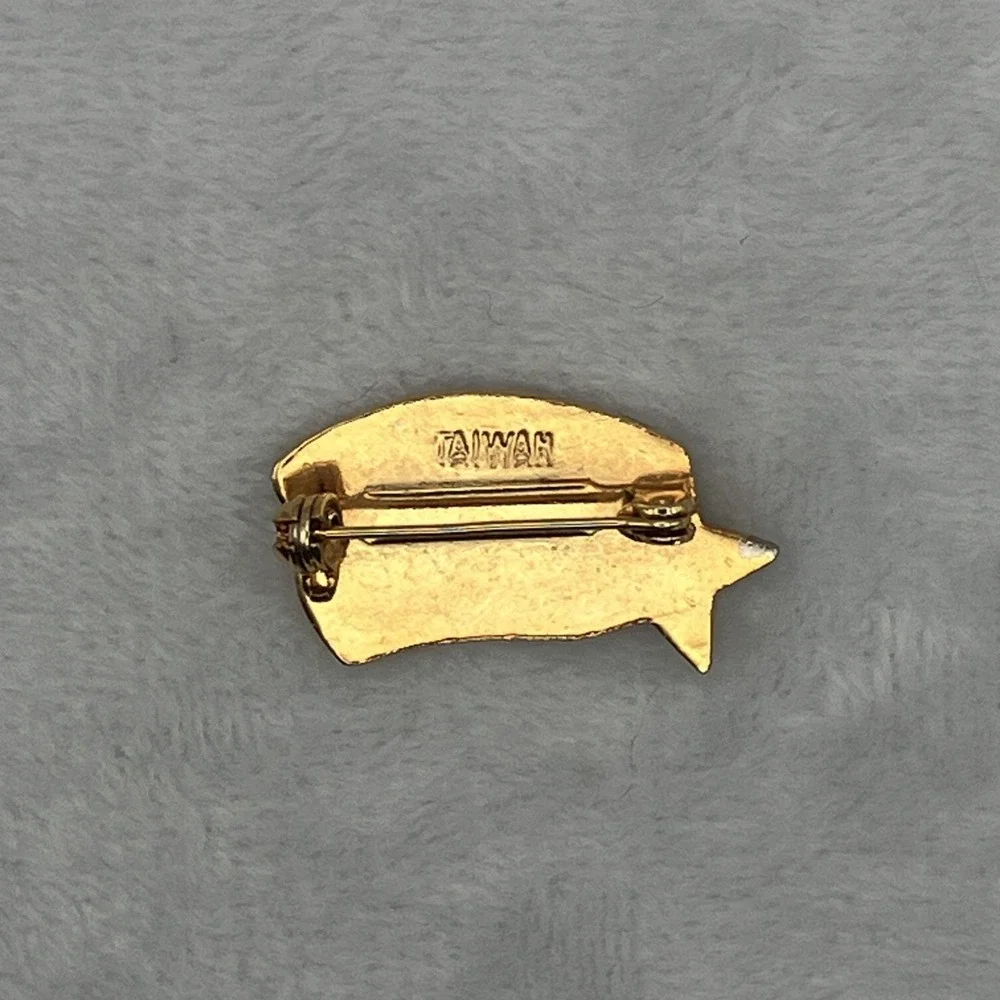 Vintage WIBC League High Series Shooting Star Colorful Bowling Lapel Hat Pin